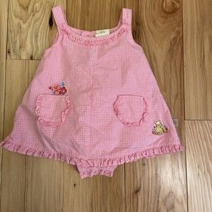 Classic Winnie The Pooh Babygirl Onepiece Outfit Sz 3mos